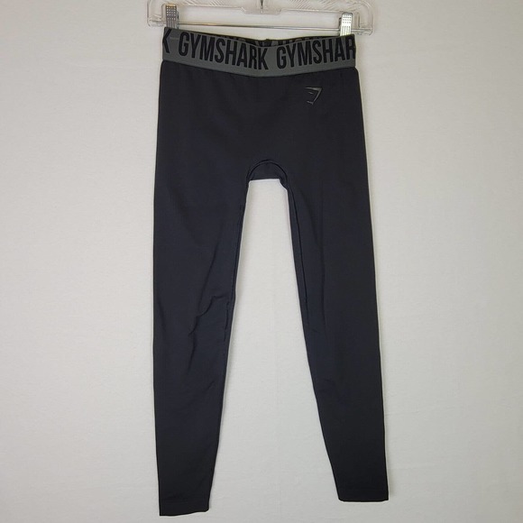 Gymshark Pants - Gymshark Leggings Womens Medium Black Fitted Compression Gym Pants 24x25